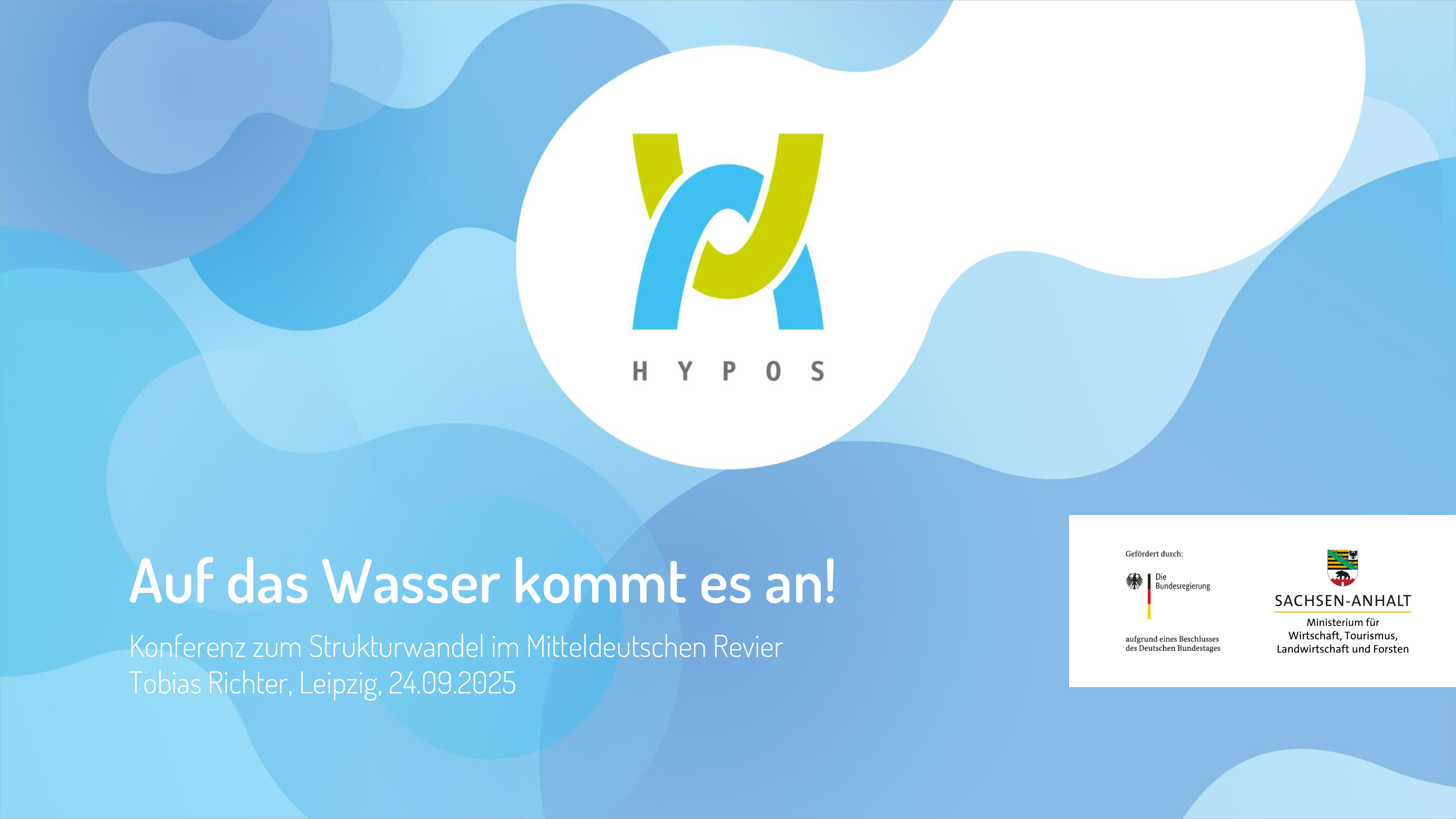 Signet von Hypos auf Blau